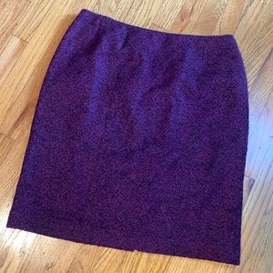 Tweed pink Anne Klein skirt 12P